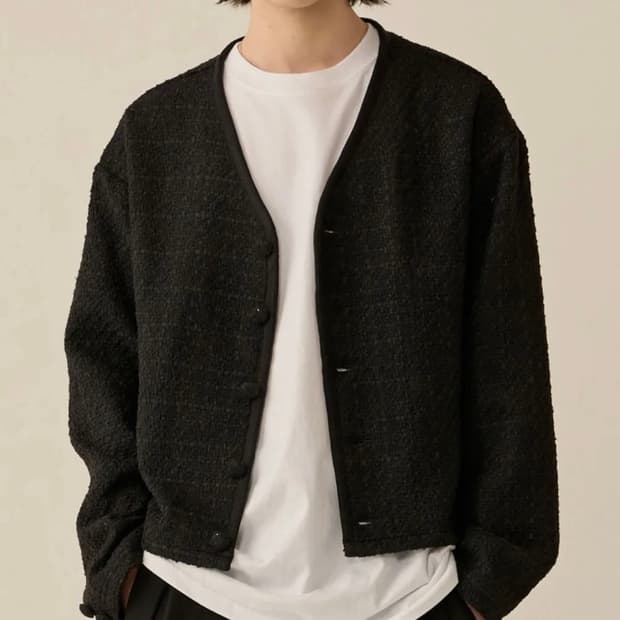 테이크이지 트위드 자켓L