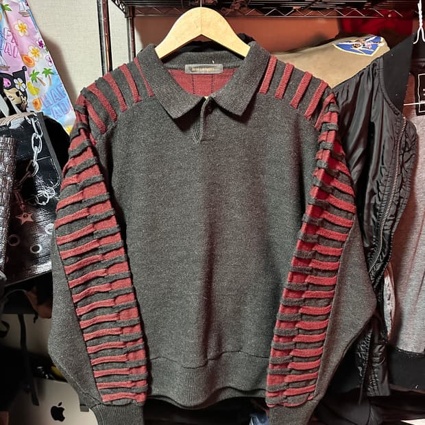 이세이 미야케 플리츠 니트