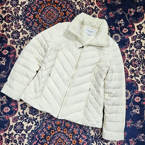 나인웨스트(NINE WEST) 구스다운 퀄팅 경량 패딩 자켓 L