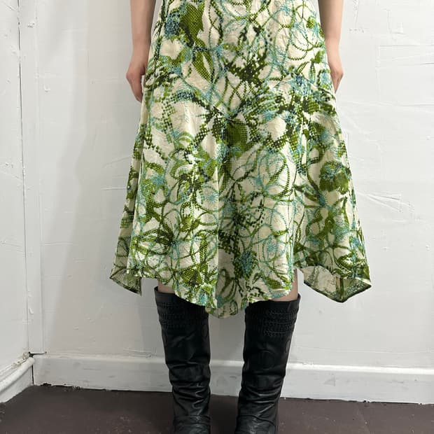 neuf design midi skirt