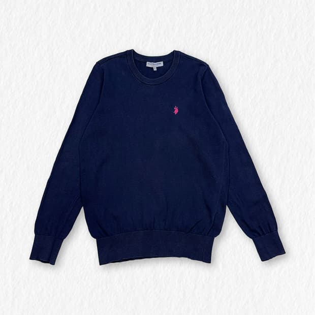 폴로 ASSN 맨투맨 네이비