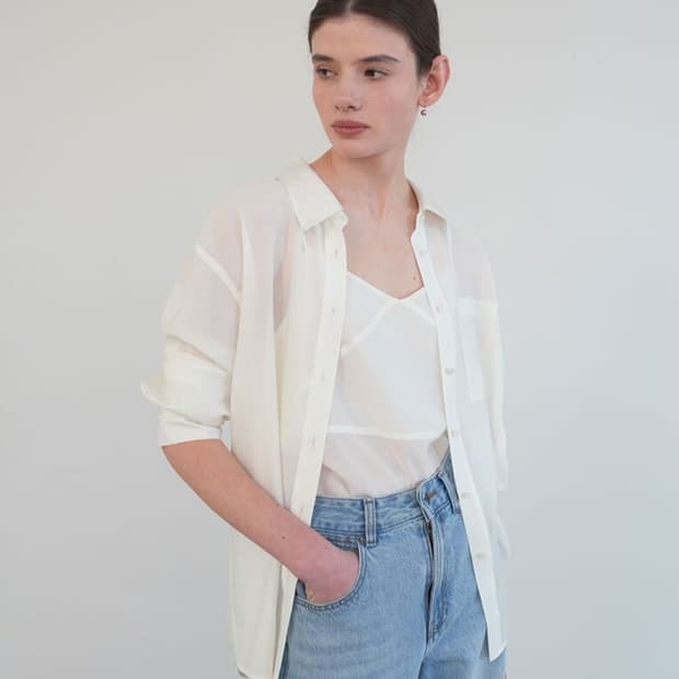 ON&ON 온앤온 25S/S 블라우스 아이보리