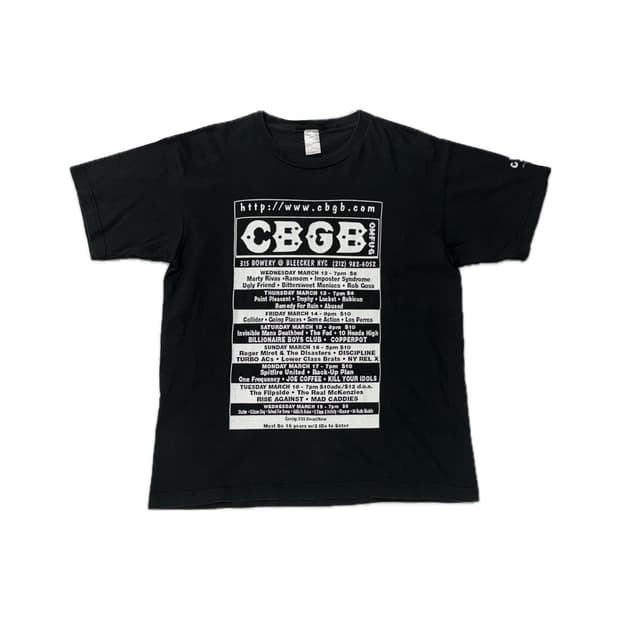CBGB Band 티셔츠