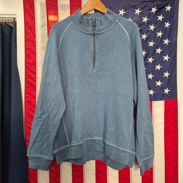 1990-00s LLBEAN 엘엘빈 코튼 반집업 신칠라