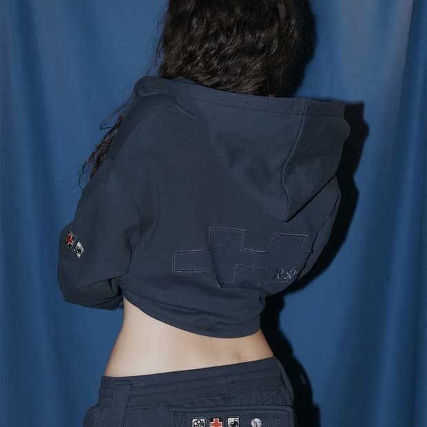 플리즈노팔로우 North Patch Sweat Hoodie Zip up