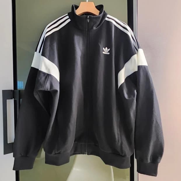 아디다스 져지집업 블랙 L