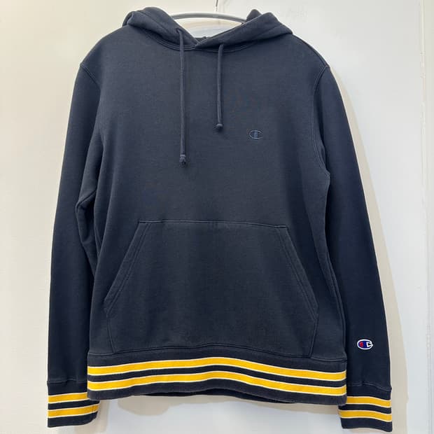 S) 챔피온 블랙 후드티