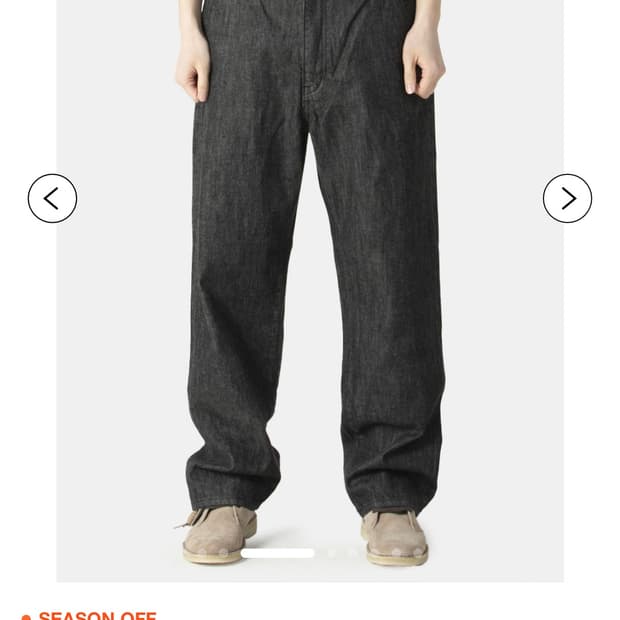 (25SS) 아워셀브스 릴렉스 핏 원워시 데님팬츠