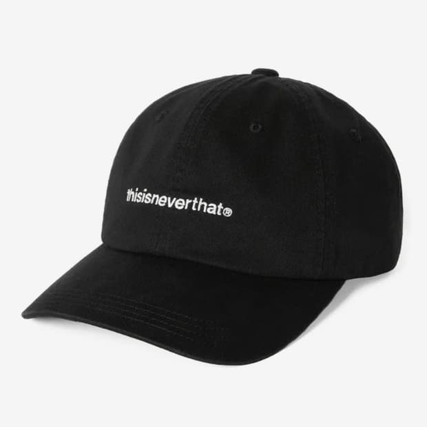 디스이즈네버댓 T LOGO 볼캡 블랙