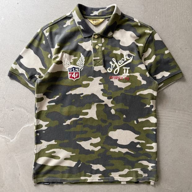 Avirex Embroidered Cotton Polo Shirt