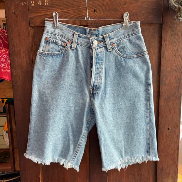 90s Levi’s 501 Cut-Off Denim Shorts