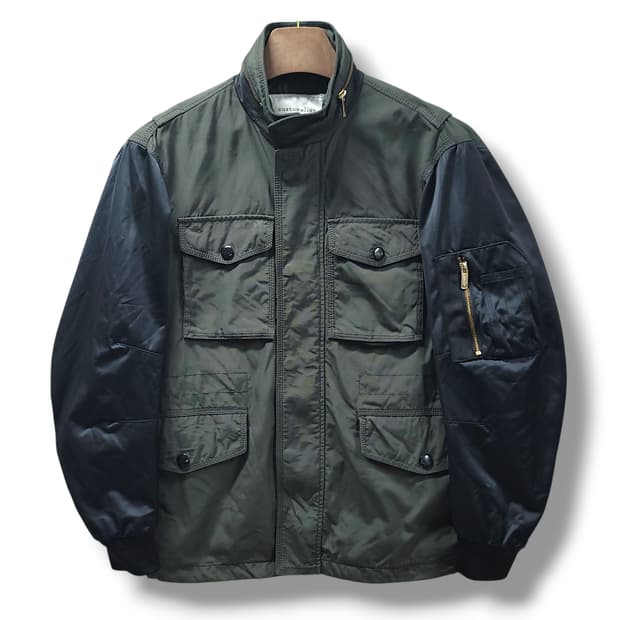 [95] 커스텀멜로우 카키 유틸리티 야상 자켓