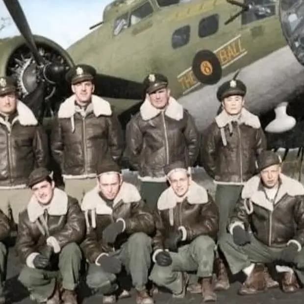 미공군 B-3 TYPE 리얼레더 항공 폭격기 무스탕