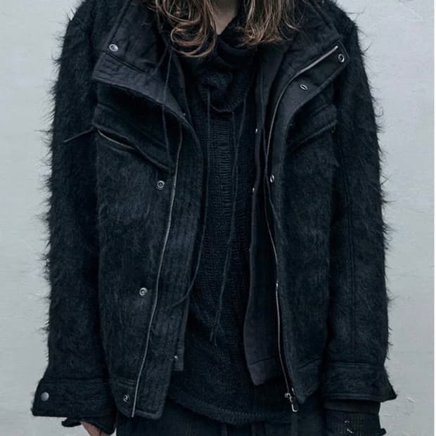 BLACKMERLE 모헤어 자켓 M
