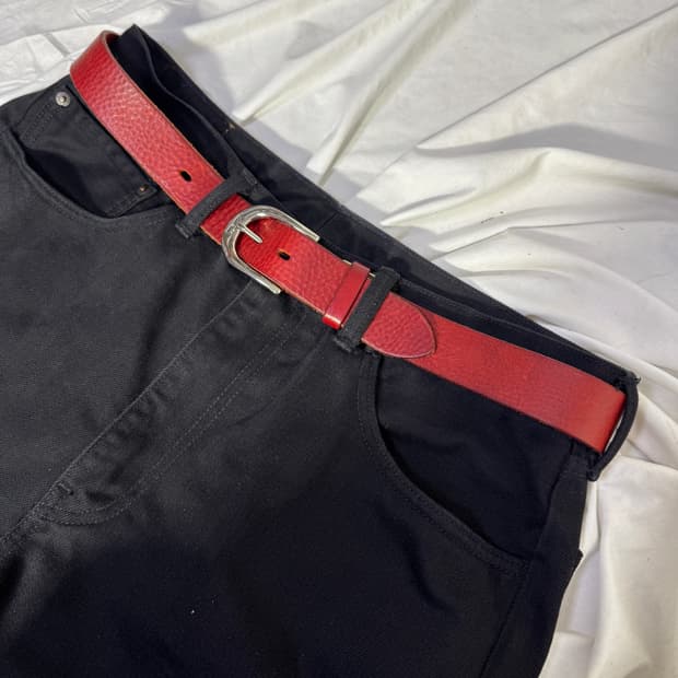 리바이스 레더 벨트