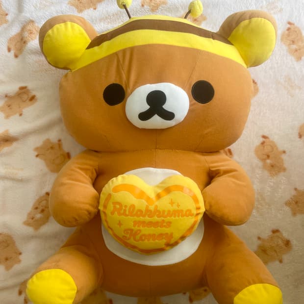 일본 고전 인형 rilakkuma 꿀벌 리락쿠마 대형 인형 🧡💛🐝
