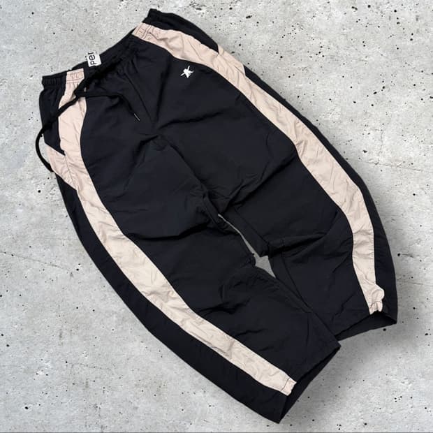 [S] 오픈 와이와이 open Yy 트랙 블랙 핑크 나일론 팬츠 D204