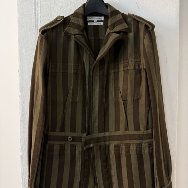 꼼데가르송 셔츠 인사이드 아웃 자켓 