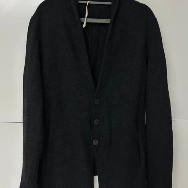 The viridi anne 축융 울 숄카라 가디건