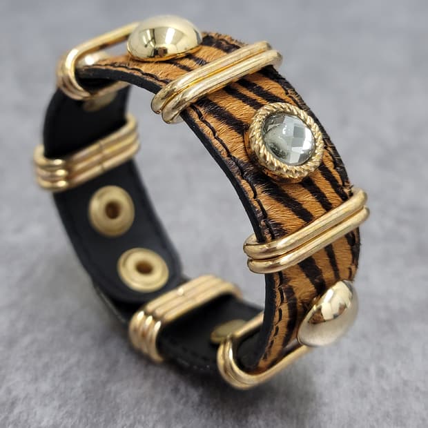 leopard vintage bracelet