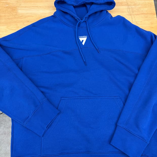 [L] 캘빈클라인x손흥민 블루 후드티