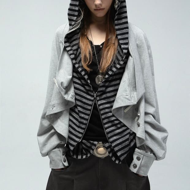 doublepunch 스웻 자켓