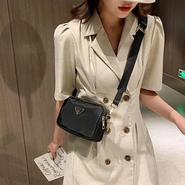  프라다뷰티 3단 크로스 숄더백 기프트백