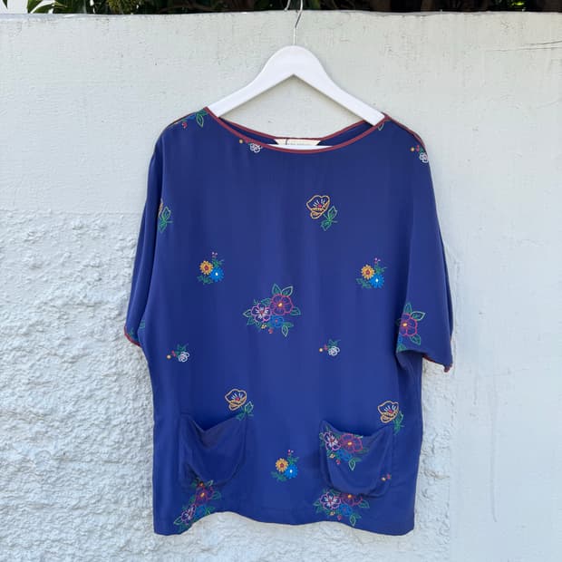 Laura Ashley Silk 100% Blouse