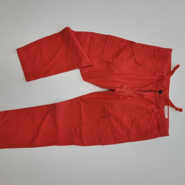 지바이게스 G By Guess 남자 카고 면바지 32 오렌지