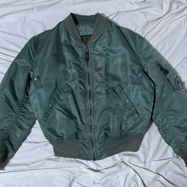 Usa 알파인더스트리 ideal 지퍼 마원 자켓 50s 복각