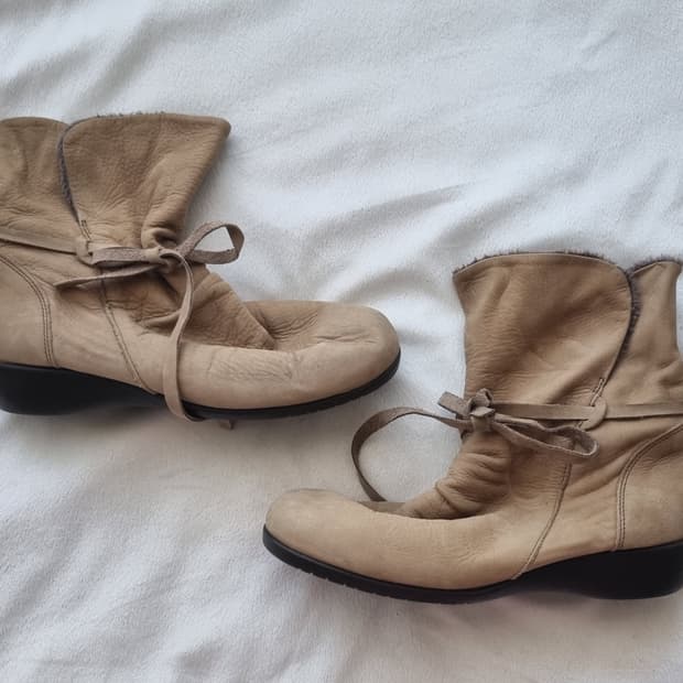 빈티지 모리걸 하구미 너드 부츠