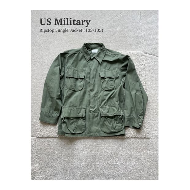 US Military 오리지날 정글 립스탑 자켓(103-105)