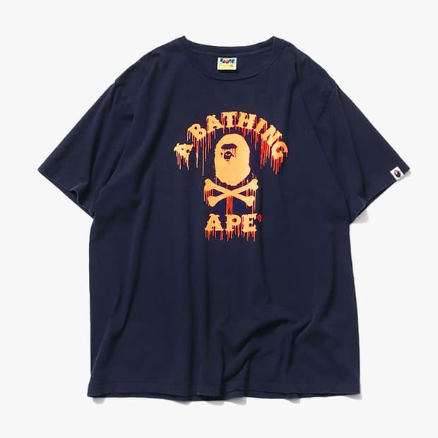 BAPE - 25SS DRIP APE CROSS BONE T SHIRT