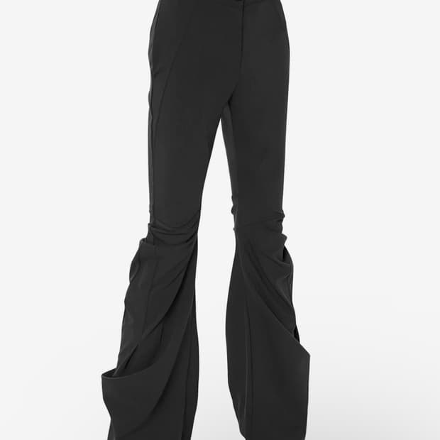 플레어업 팬츠 FLAREUP Asymmetrical Drape Pants