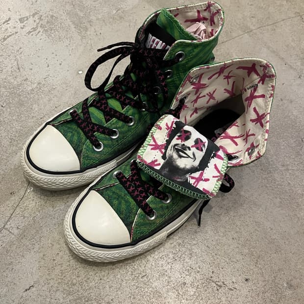 빈티지 컨버스 하이 x GREEN DAY