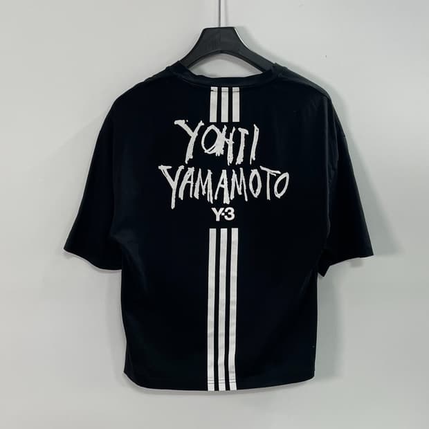 Y-3 요지야마모토 백로고 반팔티 (on.1295)