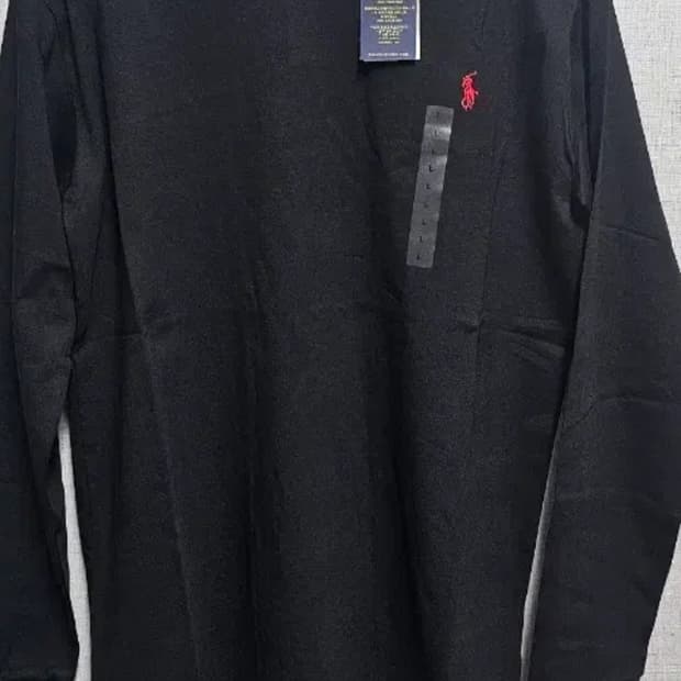 폴로랄프로렌 블랙긴팔이너목티셔츠 L새상품미개봉