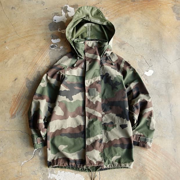 90s 프랑스군 고어텍스 카모 파카 자켓