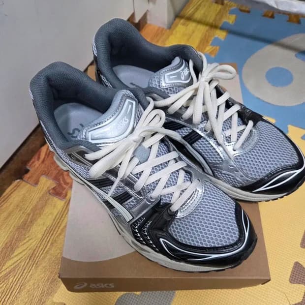 아식스 젤카야노14 블랙 글레이셔 그레이 260 무신사에디션