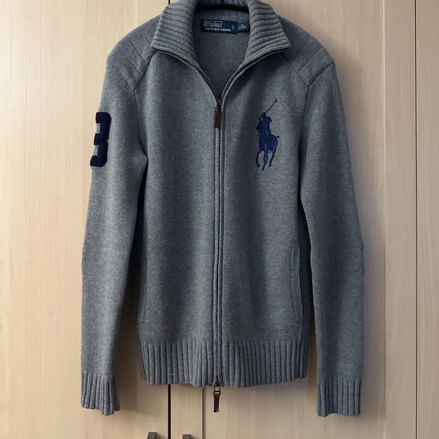 [Xs] 폴로 니트 집업