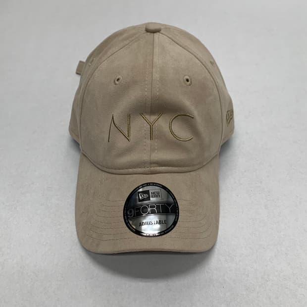 뉴에라 9FORTY NYC 스웨이드 볼캡 모자