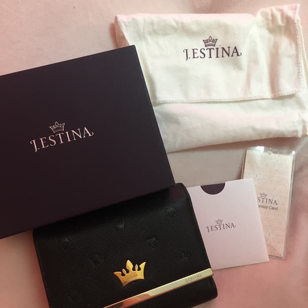 J.ESTINA 제이에스티나 지갑 블랙