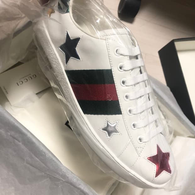 구찌 에이스 스타 별 스니커즈