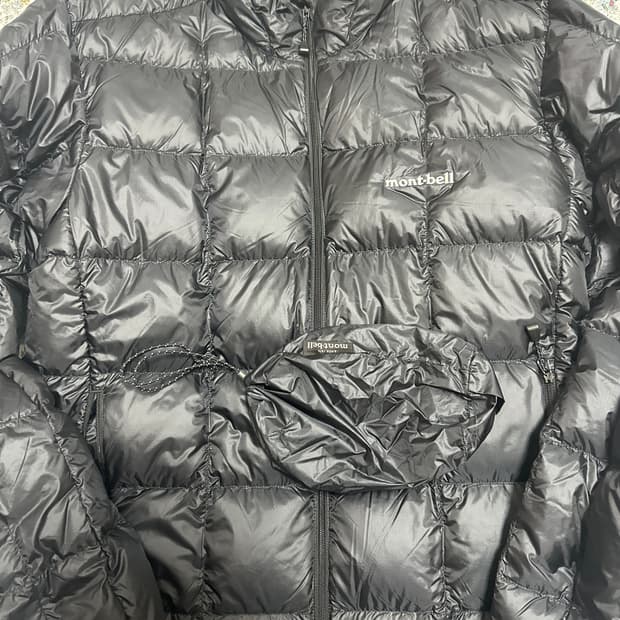 몽벨 슈페리어 다운자켓 블랙 L사이즈