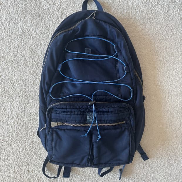 포터클래식 슈퍼나일론 데이팩 인디고