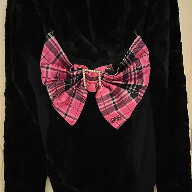 Ma*rs 마즈 sugargloss 리본 퍼후드