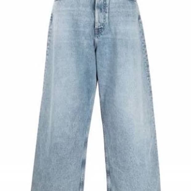 아크네 스튜디오 1989 데님 와이드 배기진