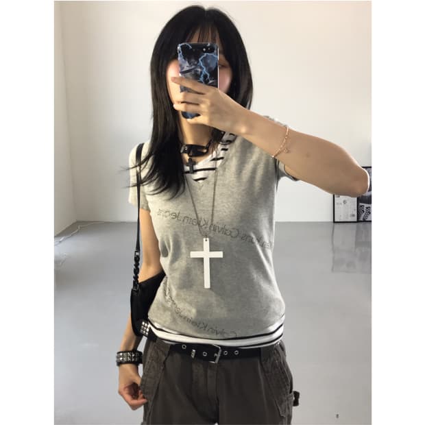Calvin Klein Cubic Short Sleeve T-Shirts