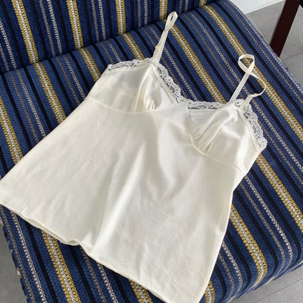 ivory slip top