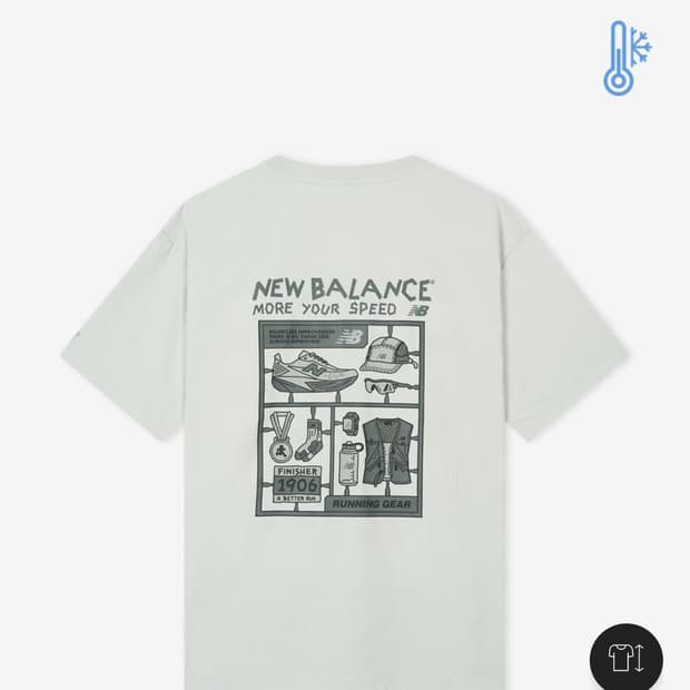 뉴발란스 반팔 티셔츠 
